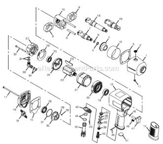 Part Location Diagram of 2050521303 Chicago Pneumatic Regulator Base